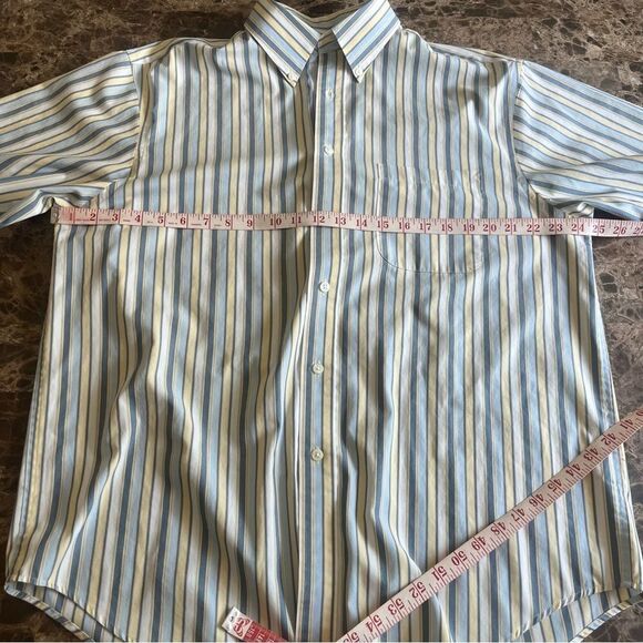 Roundtree & Yorke Shirt Short Sleeve Mens Large​​​ - Picture 3 of 12